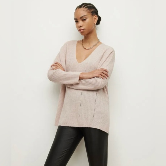 NWT ALLSAINTS Rhoda V-Neck Jumper - Picture 4 of 12